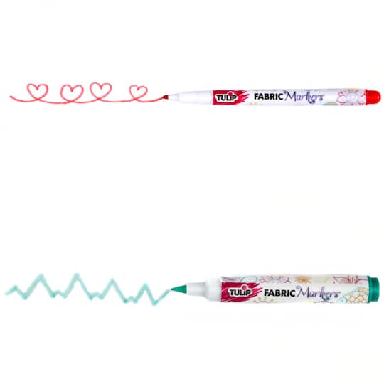 Tulip® Ultimate Fabric Markers Rainbow, 24 Pack